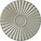 Ekena Millwork Shakuras Ceiling Medallion (For Canopies up to 5"), Hand-Painted Flash Copper, 19 3/4"OD x 1 3/8"P CM20SHFCS - alternate 1